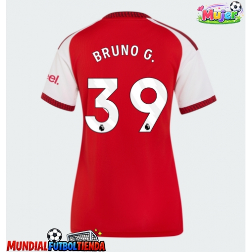 Camiseta Arsenal Bruno Guimaraes #39 Primera Equipación Replica 2026-27 para mujer mangas cortas